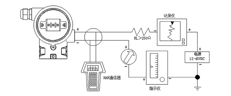 智能差压变送器智能型现场导线连接